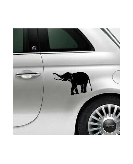 Sticker Fiat 500 Elefant