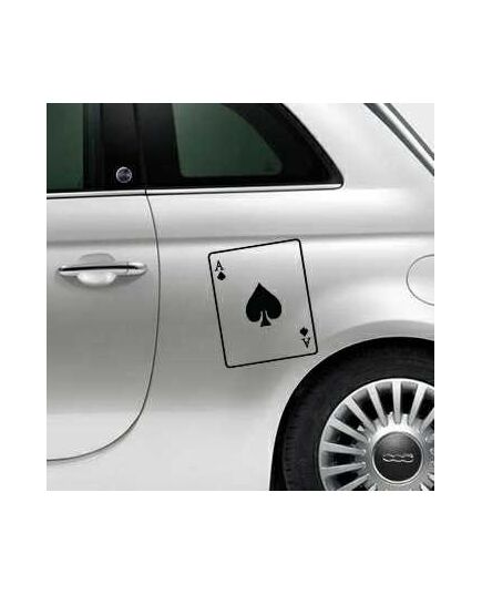 Ace of Spades Fiat 500 Decal