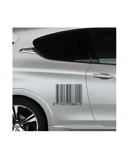 Sticker Peugeot Code Barre