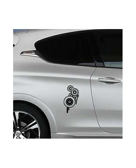 Sticker Peugeot Ronds Deco Cercles 2