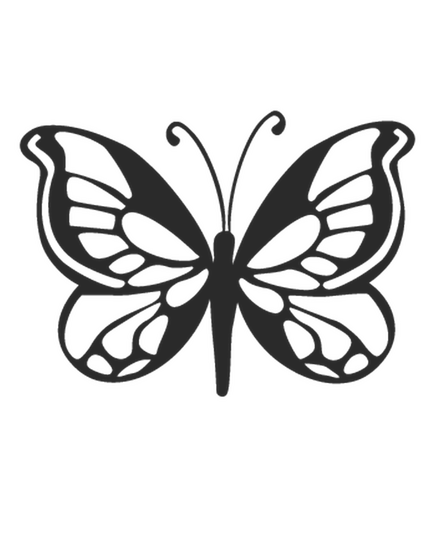 Butterfly Fiat 500 Decal 64