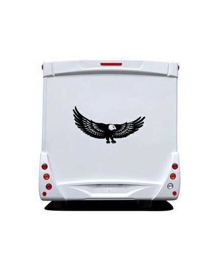 Eagle Camping Car Decal 3