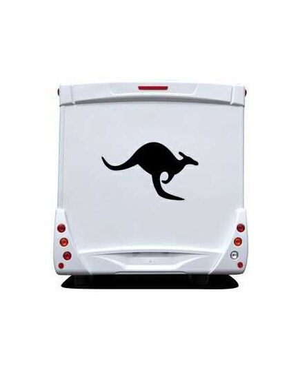 Kangaroo Camping Car Decal
