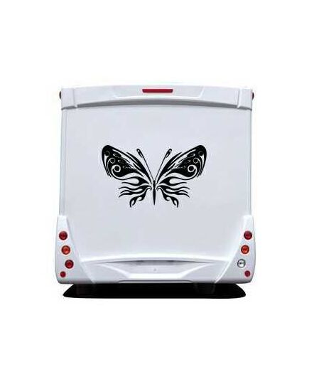 Butterfly Camping Car Decal 75