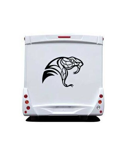 Snake Head Camping Car Decal