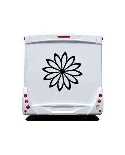 Decorative Flower Camping Car Decal