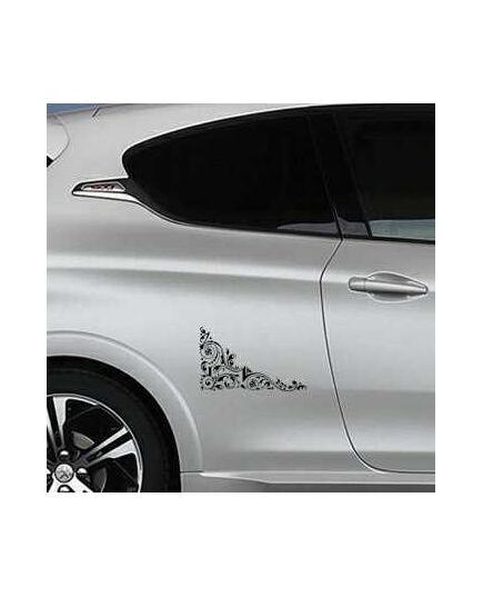 Sticker Peugeot Blumen Design