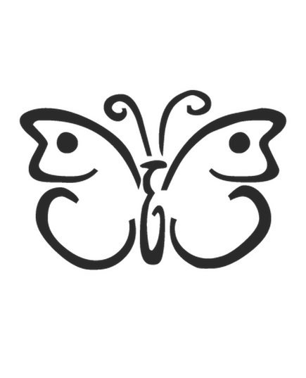 Butterfly Camping Car Decal 58