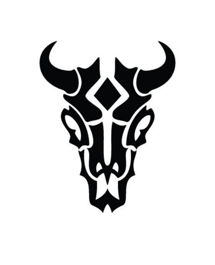 Tribal Beef Camping Car Decal