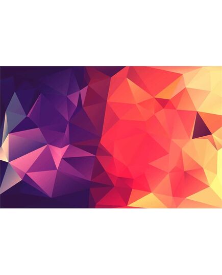 Abstract polygonal 2 deco decal