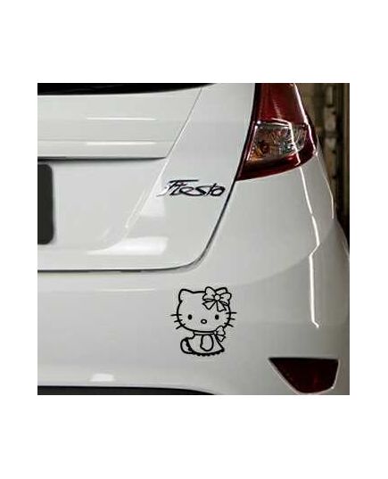 Hello Kitty Lace Ford Fiesta Decal
