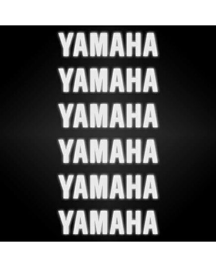 Kit Stickers réfléchissants für Motorradhelm Yamaha