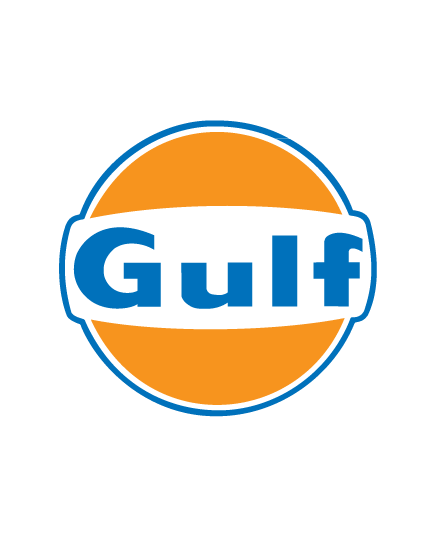 Gulf logo color Decal