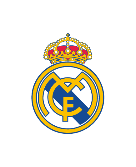 Sticker Real Madrid logo couleur