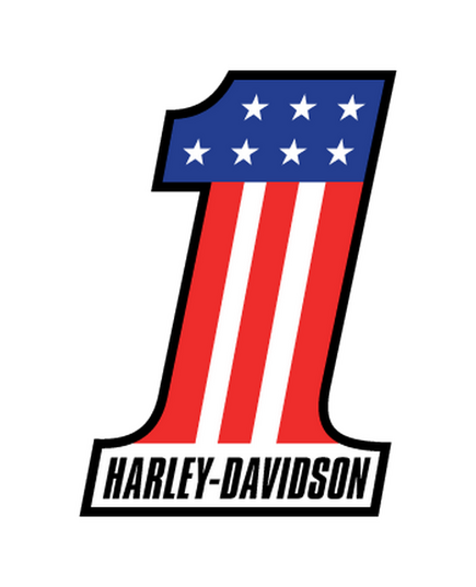Sticker Harley Davidson One USA ★