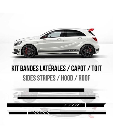 Kit stickers bandes Mercedes A45 AMG Edition 1