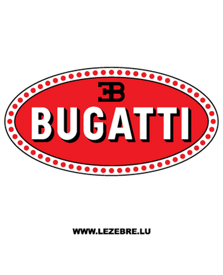Sticker Bugatti Logo