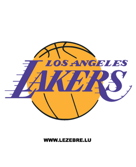 Sticker Los Angeles Lakers Logo