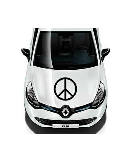 Stencil Renault Peace & Love Logo