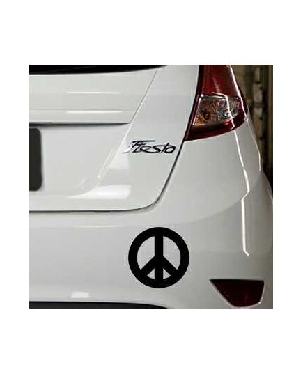 Schablone Ford Fiesta Peace & Love Logo II
