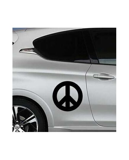 Schablone Peugeot Peace & Love Logo II