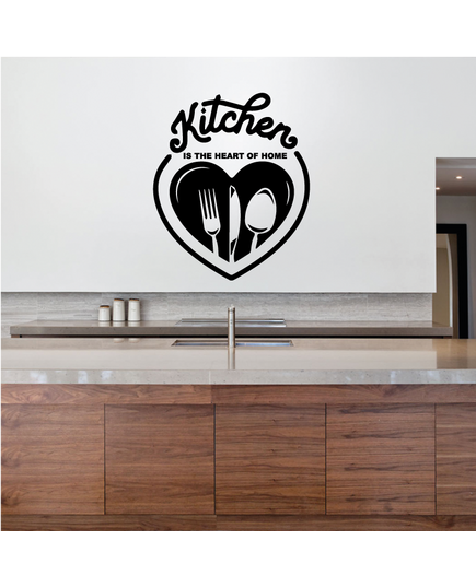 Sticker Cuisine "Kitchen is the heart of home"