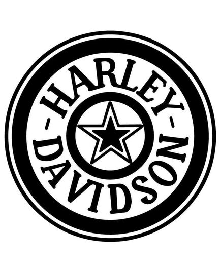Sticker Harley Davidson Stern Logo Aufkleber