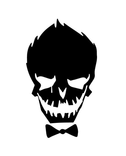 Skull With Smile Decal