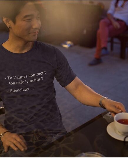 Tee-shirt Café du Matin... Silencieux