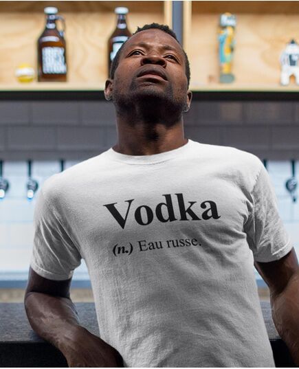 Tee-shirt Définition Vodka Eau Russe