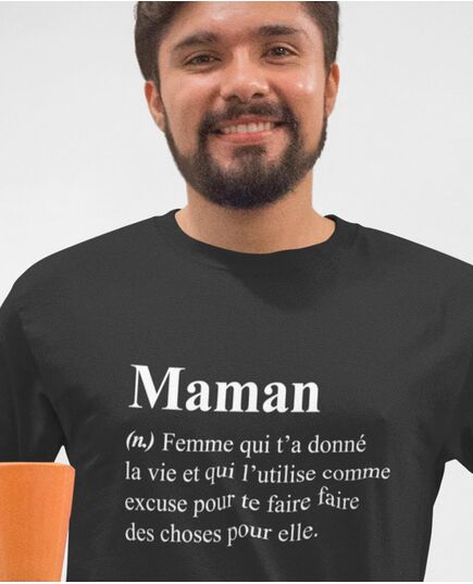 Tee-shirt Humour Définition Maman