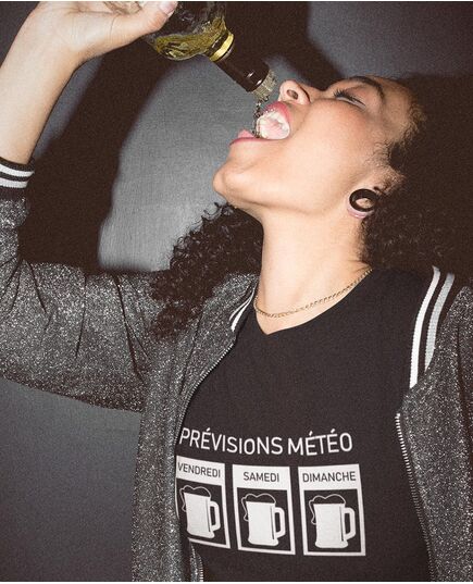 Tee-shirt Alcool - Prévisions Météo