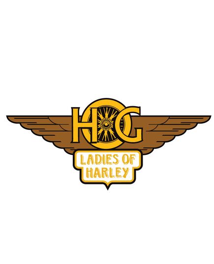 Sticker Harley Davidson HOG Ladies Of Harley ★