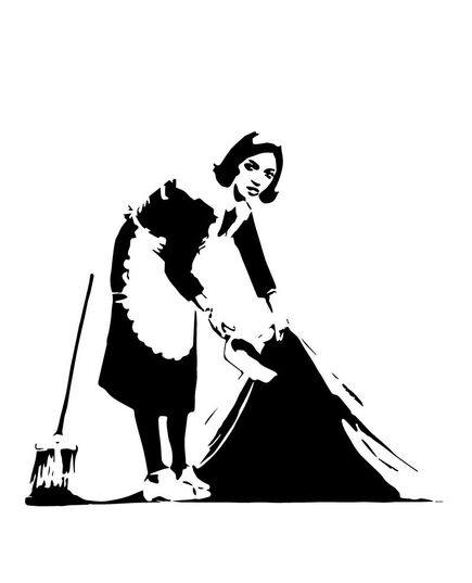 Aufkleber Banksy - Maid