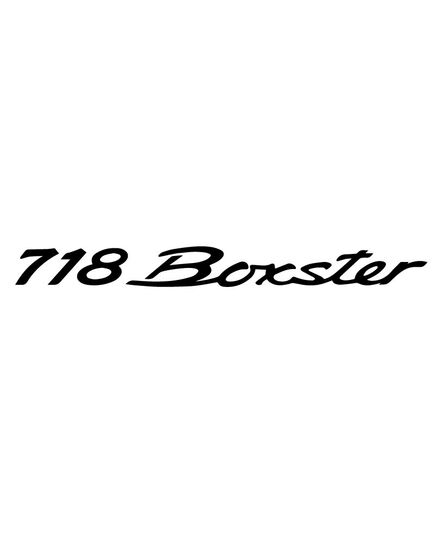 Porsche 718 Boxster Decal