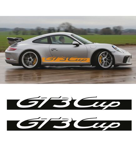 Car Side Stripes Decals Set Porsche 911 GT3 Cup