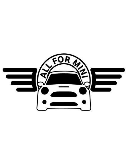 Mini For All Decal