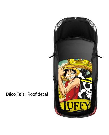 Autodach One Piece Luffy Aufkleber