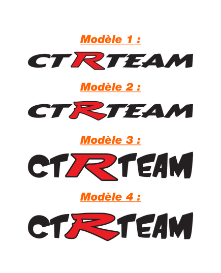 CTR Team Decal