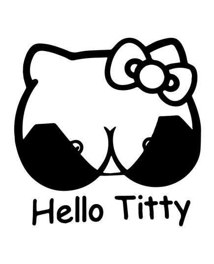 Sticker Hello Titty BH