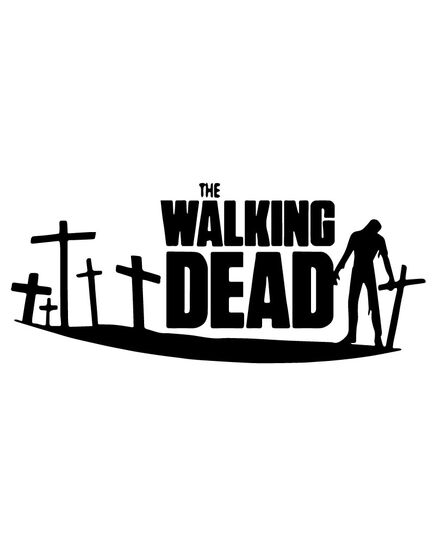 Aufkleber Walking Dead
