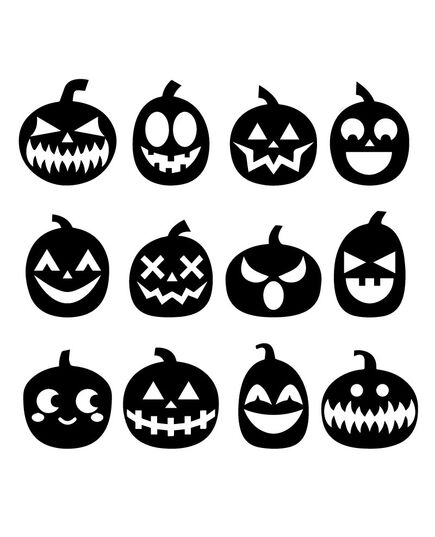 Sticker Halloween Citrouille