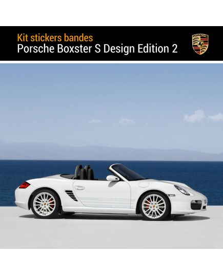 Kit Stickers Bandes Porsche Boxster S Design Edition 2