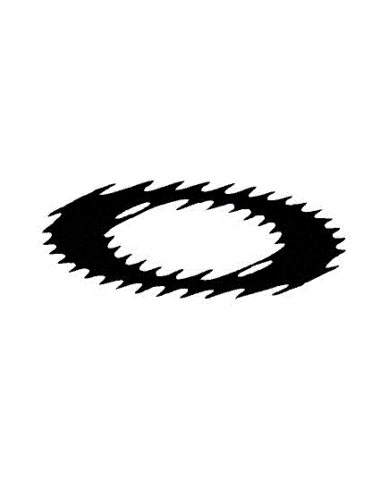 Oakley Logo Zebra Trash Carbon Decal