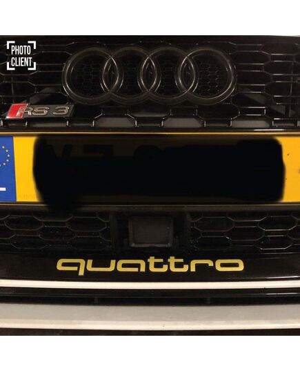 Sticker Audi Quattro RS3 2017