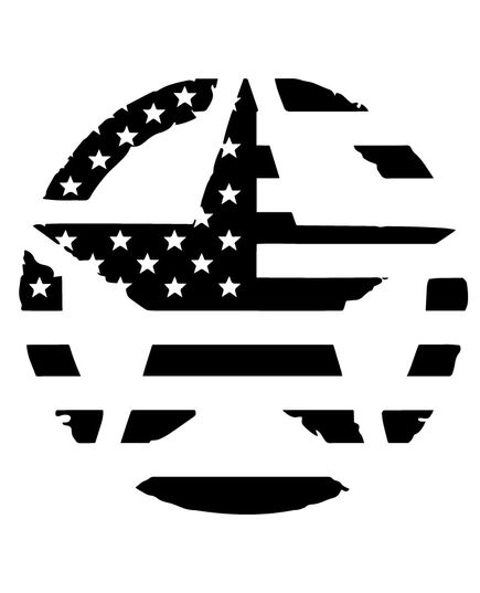 US ARMY STAR Flag Decal