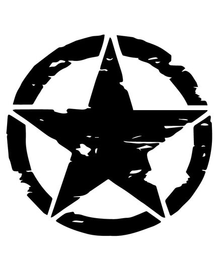 Sticker Étoile US ARMY Star Veteran