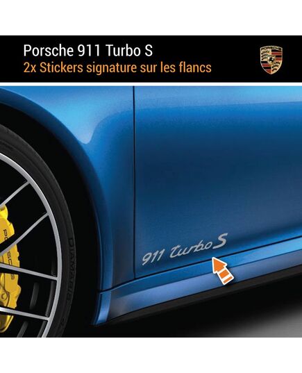 Porsche 911 Turbo S Decals (2x)