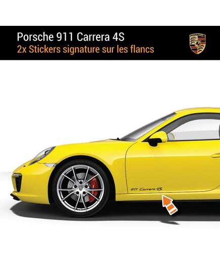 Kit Stickers Flancs Porsche 911 Carrera 4S