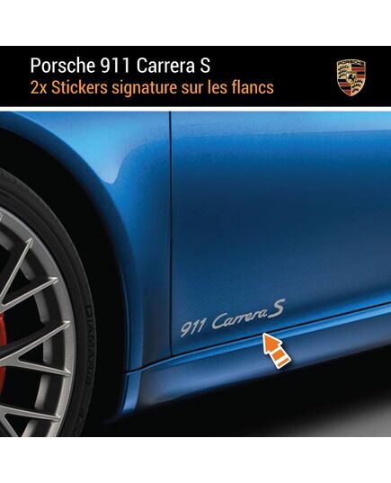 Kit Stickers Flancs Porsche 911 Carrera S
